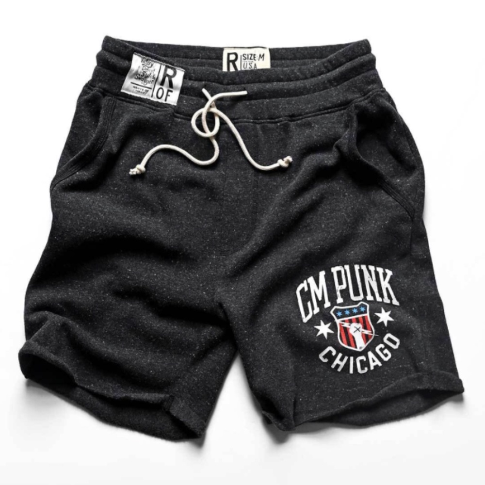 Roots of Fight CM Punk Black Shorts